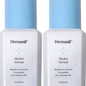 Dermasil Hydra Serum Blueberry Extract Ceramides Pro-Vitamin B5 50ml (Set of 2)